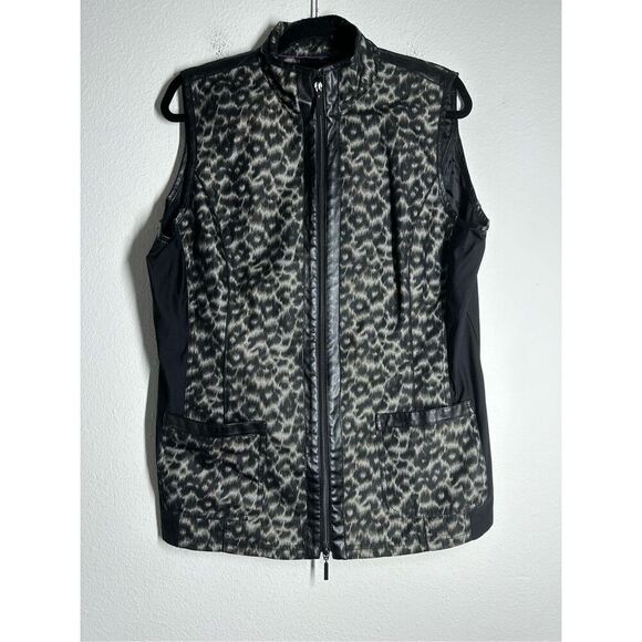 Tom Crown Women’s Bohemian Leopard Print Vest Size 14 See Description - Picture 1 of 13